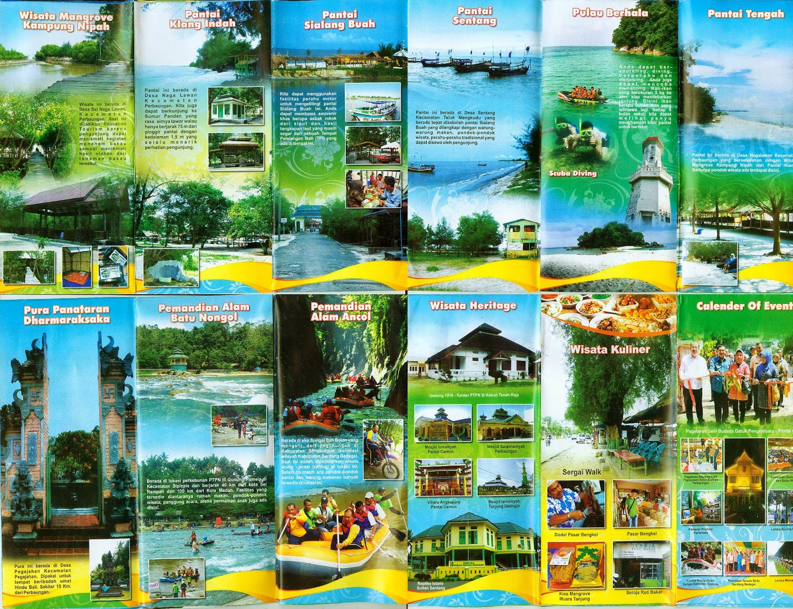 Brosur Objek Wisata Di Sumatera Utara